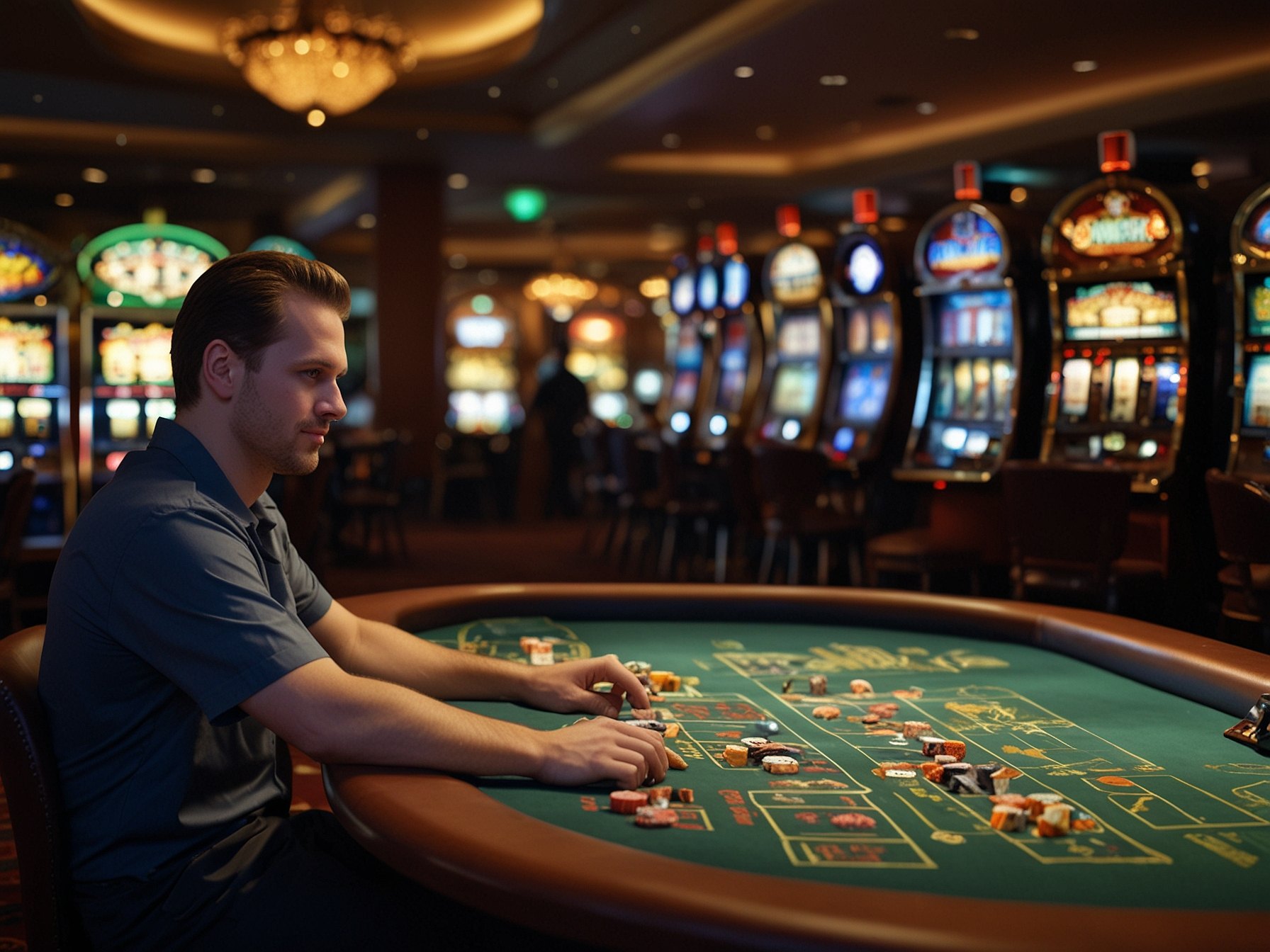 Selezione di slot e tavoli dal vivo